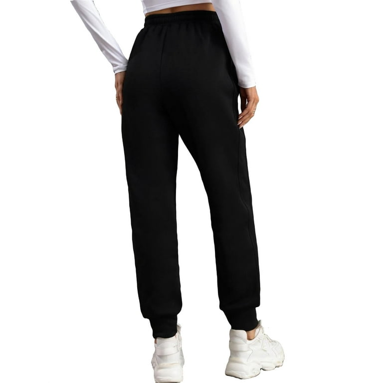 Black joggers womens walmart shop