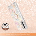 thumbnail image 6 of Case for Samsung Galaxy S21 Plus, Slim Marble Design with Rotatable Ring Holder Kickstand Soft Bumper Protective Cover, 6 of 6