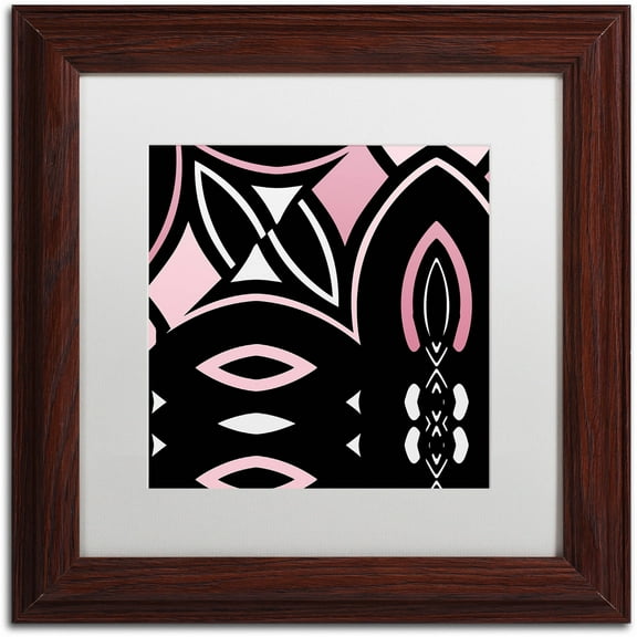 Trademark Fine Art "Daring Deco IV" Canvas Art by Color Bakery White Matte, Wood Frame