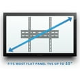 thumbnail image 4 of Mount-It! Low Profile TV Wall Mount Tilt Bracket for Flat Screens, Fits 32"-55" TVs, 77 lbs. Capacity, 4 of 10