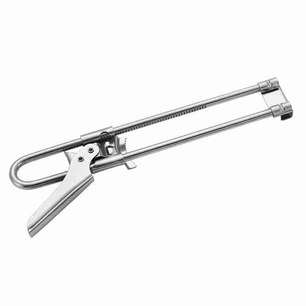 Abrebotellas y tarros ajustables, abridor de latas de acero inoxidable multifuncional ajustable, pinza para tapa de tarro, abridor de botellas manual, accesorios de cocina