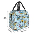 thumbnail image 3 of Honeii Building Truck Print Lunch Bag Women, Lunch Box Lunch Bag for Women Adult Men, Small Leakproof Cute Lunch Tote Large Capacity Reusable, 3 of 8