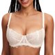 thumbnail image 1 of Sostén DOBREVA 40C de encaje push up balconette rosa blanco, 1 of 5