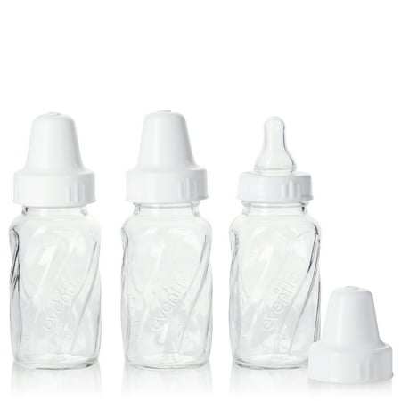 - Evenflo Feeding Classic BPA-Free Glass Baby Bottle - 4oz, Clear, 3ct