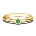 thumbnail image 1 of Classic Bezel Set Birthstone Ring - Emerald (May), 1 of 4