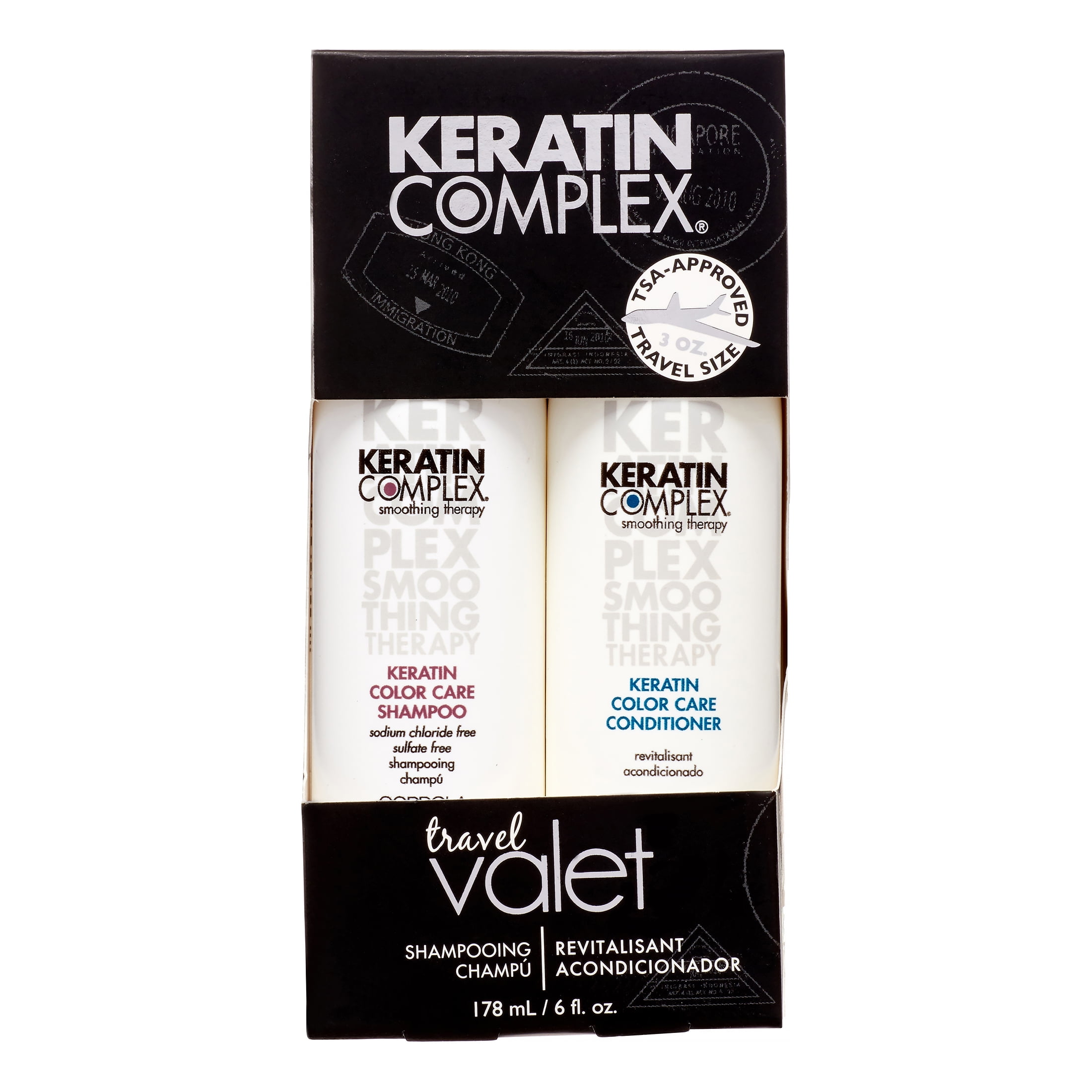 (28% Off Deal) Keratin Complex Color Care Travel Valet Shampoo & Conditioner, 3oz each
