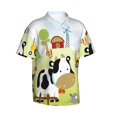 thumbnail image 2 of Balery Men'S Summer Hawaiian Shirts Short-Sleeve Design Name Printed Casual Shirts - Size Name, 2 of 9