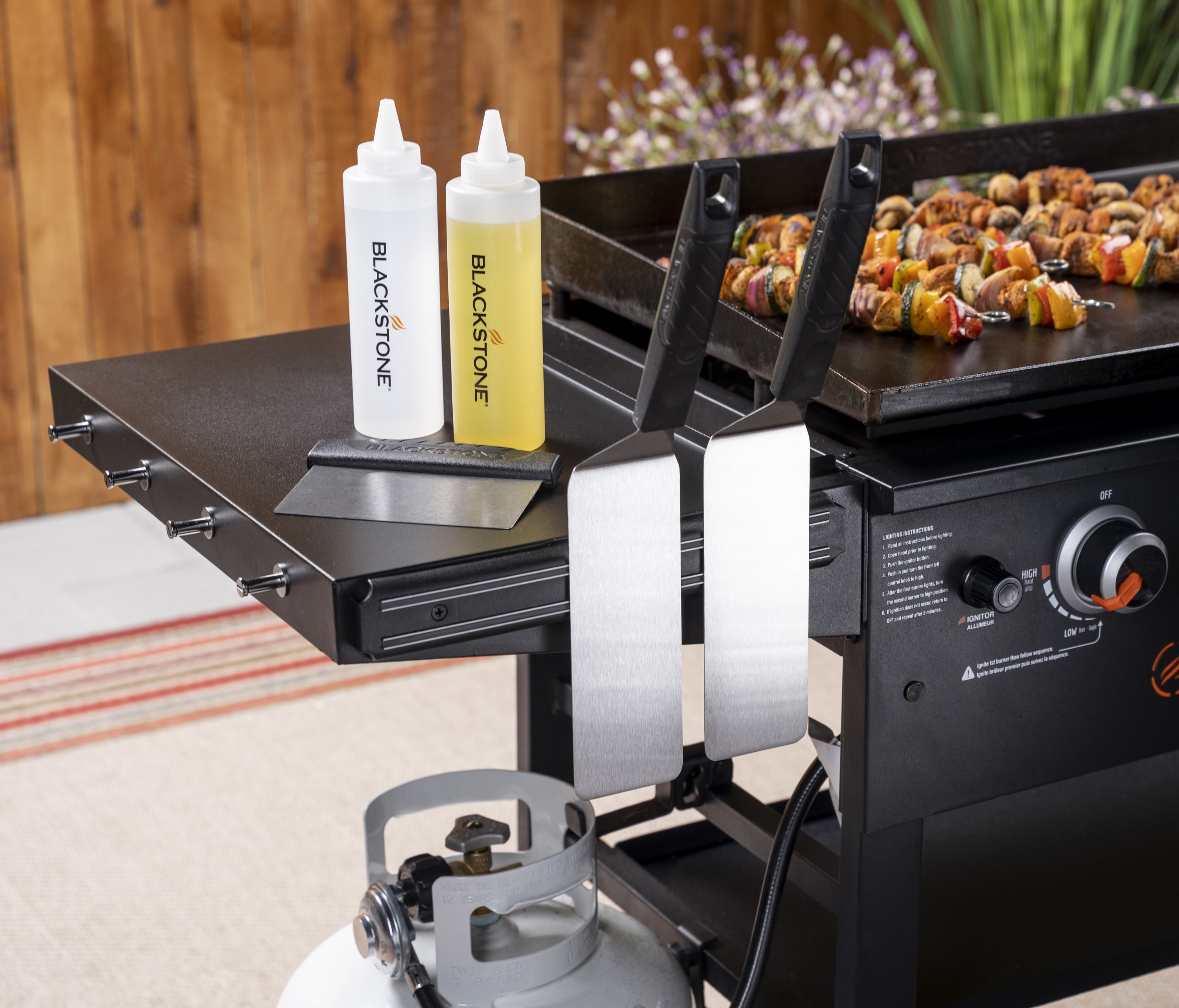 Shop Blackstone Culinary 30 Griddle with Hood and Blackstone Grill Cover, Grill Cleaner Essentials, Grill Accessories, Grill Tools and Utensils at