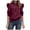Wine, variant on vigerkar Puff Sleeve Sweatshirt Women Casual Long Latern Sleeve Drawstring Hooded Pullover (Wine, M)