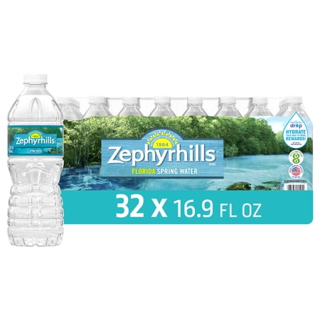 Zephyrhills Florida Spring Water, 16.9 fl oz, 32-Pack Plastic Bottles