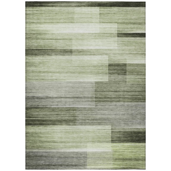 Dalyn Rugs Machine Washable Indoor/Outdoor Chantille ACN2082 Green 2'6" x 3'10" Rug