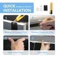 thumbnail image 4 of Yoshade Blackout Cellular Window Shades - Easy Install, Customizable Honeycomb Blinds for Room Darkening & Thermal Insulation - No Tools Required W39"x 64" H, 4 of 5