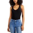 thumbnail image 1 of Alfani Womens Ultra Soft Modal V-Neck Bodysuit, 1 of 1
