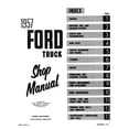 thumbnail image 2 of Detroit Iron OEM 1957 Ford Truck Shop Manual, 2 of 2