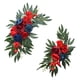 thumbnail image 1 of 2x Arco de Boda Artificial Flores Swag Floral Artificial Rojo, 1 of 10