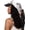 White, variant on Women's Satin Head Scarf with Sun Visor Brim Hat Scarf with Visor Cap for Women One Piece Design