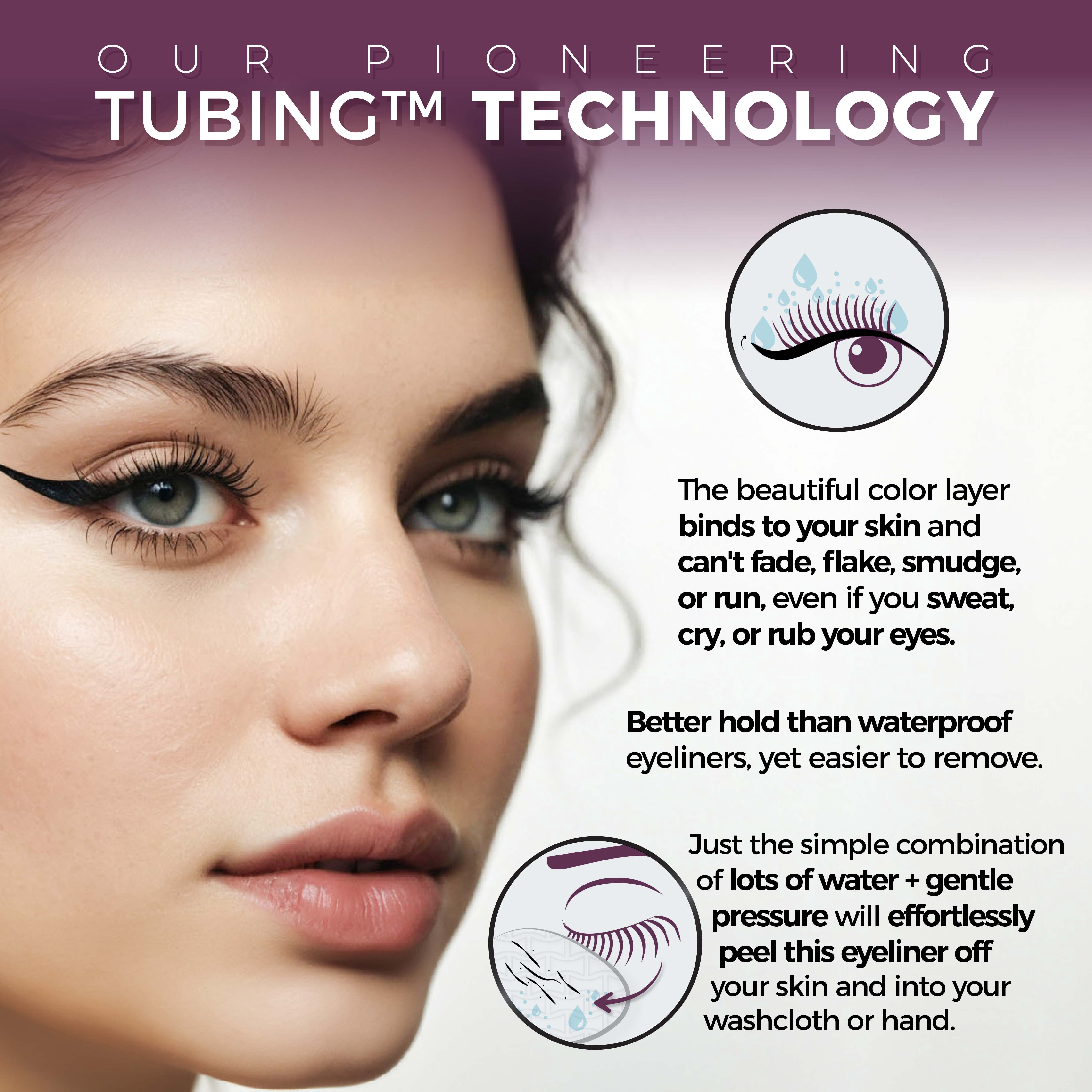 Blinc Tubing Liquid Eyeliner | Tubing Technology | Ultra-Longwearing, Highly-Pigmented, Smudgeproof Eye Liner with Precise Tip | Vegan, Gluten-Free and Cruelty-Free | 5.2 mL / 0.18 Fl. Oz