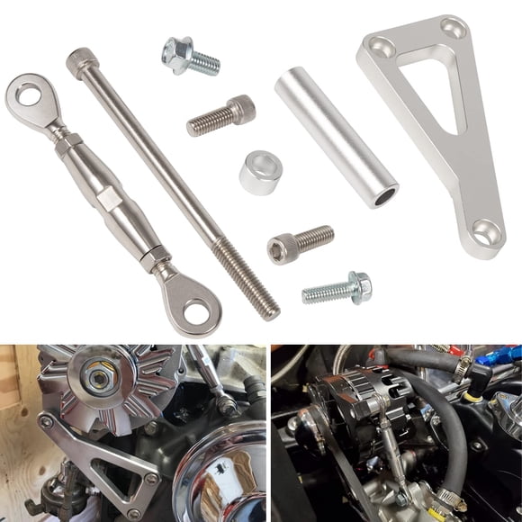 Kit ajustable de soporte de alternador para Chevy SBC 305 327 350 383 5.0L 5.7L V8 bomba de agua larga de ocho cilindros