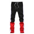 thumbnail image 1 of Vedolay Men Pants Casual Stretch Mens Spring and Summer Casual Pants Mens Cotton and Linen Loose Linen Pants,Red 3XL, 1 of 5