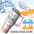 thumbnail image 3 of Thoughtful Nana Gift Ideas for Women! 40oz Stainless Steel Tumbler for Grandma, Insulated Travel Cup, Best Gift from Granddaughter for Christmas Birthday, 3 of 5