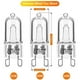 thumbnail image 3 of 20pcs G9 Halogen Light Bulbs,25w Clear Halogen Dimmable,warm White 2800k For Chandeliers,pendants,l, 3 of 5