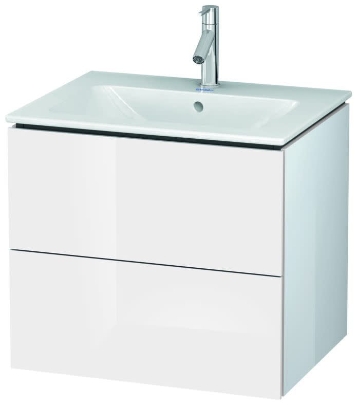 Duravit Lc6240 LCube 24" Single Wall Mounted Wood Vanity Only