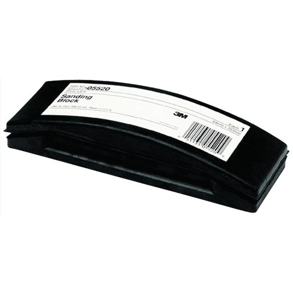 3M Rubber Sanding Block 05520, 2-3/4 in x 8 in