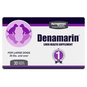 Nutramax Denamarin Liver Health Supplement for Large Dogs - with S-Adenosylmethionine (SAMe) and Silybin, 30 Blister Pack Tablets