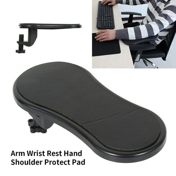 BUTORY Arm Wrist Mouse Pad,computer Armrest Wrist Rest, Adjustable Computer Arm Rest Pad, Desk Attachable Home Office Mouse Pad Arm Support for Home and Office