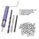 thumbnail image 1 of 50Pcs Stainless Steel Thread Insert Set Installment Tool Kit 1/4-20UNC*1.5D, 1 of 5