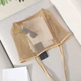 thumbnail image 3 of Large Capacity Mesh Beach Handbag, Quick Dry Breathable Travel Bag For Swimwear And Beach Essentials, 3 of 8