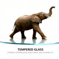 thumbnail image 6 of 24 Inch Round Tempered Glass Table Top, 1/2" Thick Clear Safety Glass with Polished Edge for Dining Table, Patio, Coffee Table, Indoor Outdoor Use, Replacement Glass Top, 6 of 7