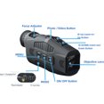 thumbnail image 2 of TFixol 1080P Portable Monocular Infrared Night-Visions Device Day Night Use Photo Video Taking 5X Digital Zoom 300M Full Dark Viewing Distance for Outdoor Hunt Boating Journey, 2 of 7