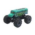 thumbnail image 2 of Juguete de autobús escolar aleación de automóviles monstruos sólidos sólidos camiones creativos de camión de juguete de juguete de juguete retrocedida Verde, 2 of 8