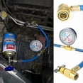 thumbnail image 1 of Compatible avec Réfrigérant de Voiture R134a, Réservoir d'Essence avec Manomètre, Refroidissement d'Air-Parfait pour.-Max, 1 of 4