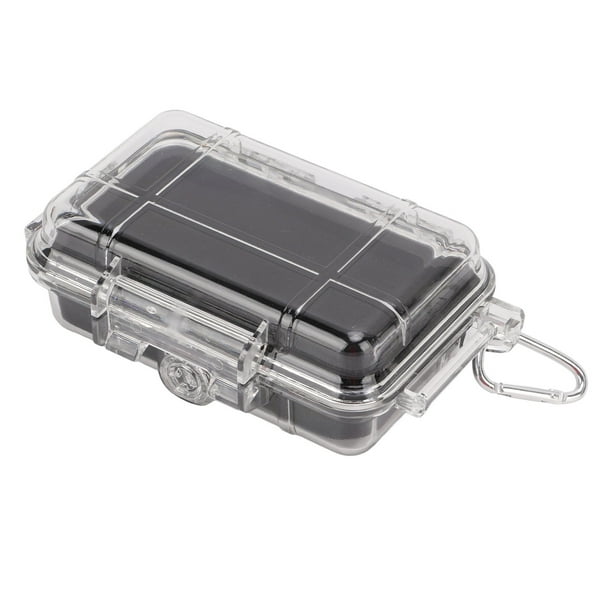 Estuche De Plástico A Prueba De Agua, Caja De Plástico A Prueba De Golpes Revestimiento De Absorción De Golpes A Prueba De Polvo Resistente A Impactos Portátil Para Exteriores ANGGREK Talla pequeña