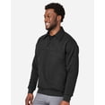thumbnail image 2 of Harriton M712 Unisex ClimaBloc™ Heavyweight Tactical Quarter-Zip Pullover-Black-2XL, 2 of 6