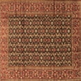 thumbnail image 1 of Ahgly Company Indoor Square Persian Brown Traditional Area Rugs, 3' Square, 1 of 4