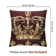 thumbnail image 4 of nygtbtfer Red Print Throw Pillow Pillowcase Soft Square Decorative for Bed Sofa Bedroom White, 4 of 7