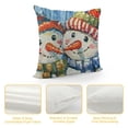 thumbnail image 4 of YINGXI Square Throw Pillow Covers Winter Design Pillow Cases Decorative for Home Bedroom Sofa Pillowcases Standard Size 12x12in, 4 of 5