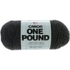 One Pound Yarn-Dark Grey Mix