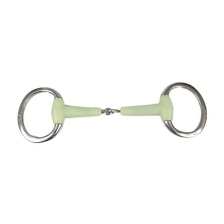 - Jacks Imports 761-5-1-2 Apple Jointed Mouth Eggbutt Snaffle Bit - 5.5 in.