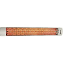 Eurofase Heating - 6000 Watt Electric Infrared Dual Element Heater-480 Voltage-Stainless Steel Finish-Stella Decorative Fascia