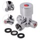 thumbnail image 2 of Inlet Valve Mixing Valve Hot Cold Induction Tap Thermostatic Thickened Brass Wash Basin Water Valver Easy Control, 2 of 10