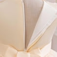 thumbnail image 4 of ITSAME Girls Tutu Dress, Puffy Tulle Waist-Cinching Sleeveless Kids Wedding Pageant Party Prom Gown Beige 2-3T, 4 of 7