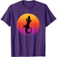thumbnail image 1 of Cute Lizard Gecko Animal Silhouette at Sunset for Men Women T-Shirt, 1 of 1