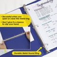 thumbnail image 2 of BAZIC 3 Ring Binder 1.5" Economy Binders, Round Ring Hold 280 Sheets, 24-Count, 2 of 7