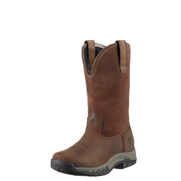 Botas Ariat Terrain Pull-On impermeables de cuero estilo vaquero para mujer