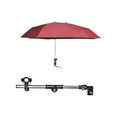thumbnail image 4 of Parasol de Chaise de Plage avec Pince Universelle Réglable Parasol Pliant Protection Solaire pour Chaise de Patio Vélo Gradin Rouge Couche Simple, 4 of 10