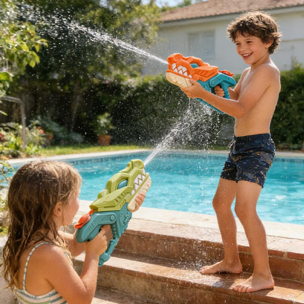AGIUFGS Dinosaur Water Blaster Toy, Festive Holiday Designs, for Backyard Summer Water Play